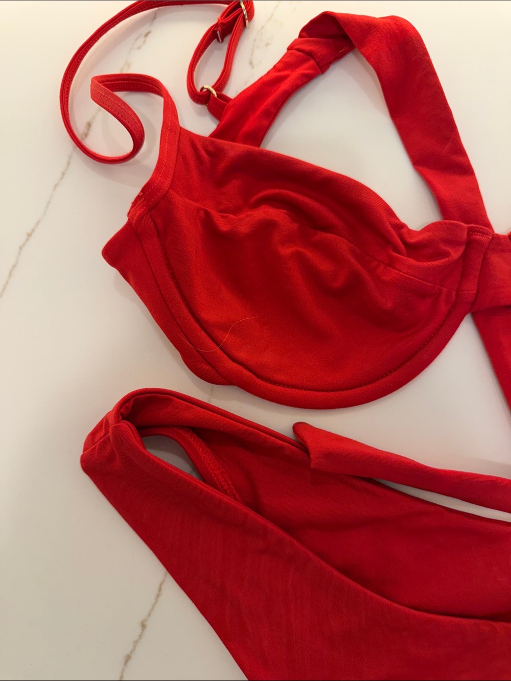 Monday Swimwear Red Underwire Bikini Set - Women Swim - Picture 2 of 4